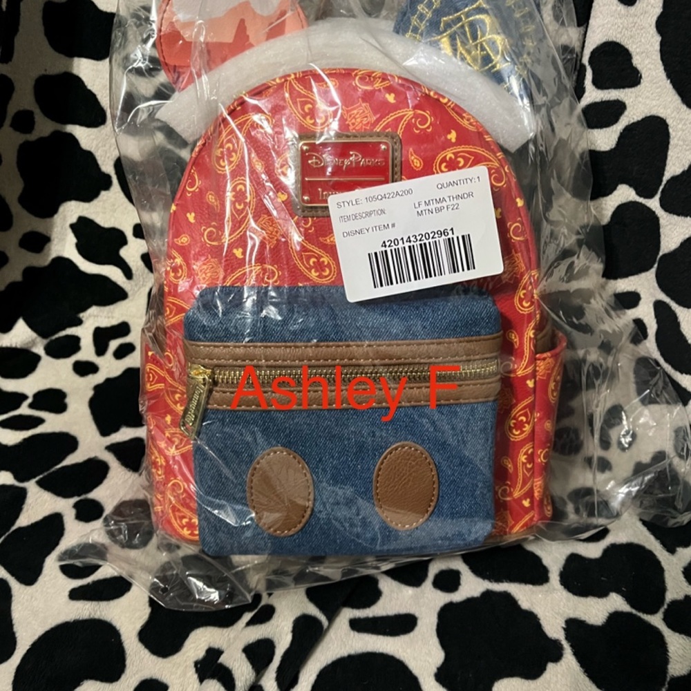 Mickey Mouse thunder mountain loungefly backpack